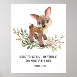 Fjärt och underligt gjord, psalm 139:14 poster