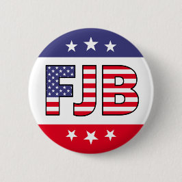 FJB anti Biden pro Trump American flagga Knapp
