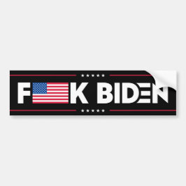 FJB F Biden anti Biden pro Trump 2024 USA flagga Bildekal