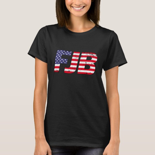 FJB joe Biden roligt anti Biden T-Shirt (Framsida)