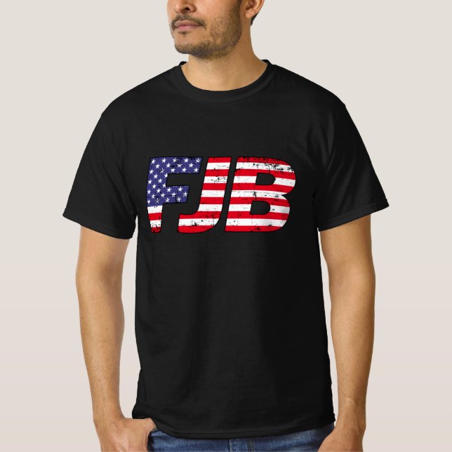 FJB joe Biden roligt anti Biden T-Shirt (Framsida)