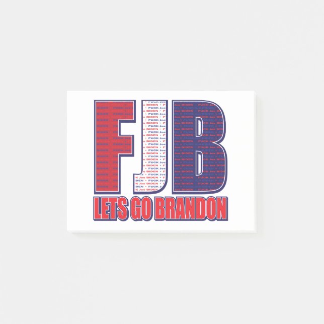 FJB—Lets-Go-Brandon Post-it Block (Framsida)