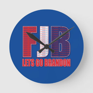 FJB, Lets Go Brandon Rund Klocka