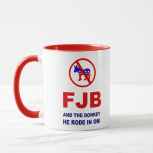 FJB och åsnan han tog in! Mugg