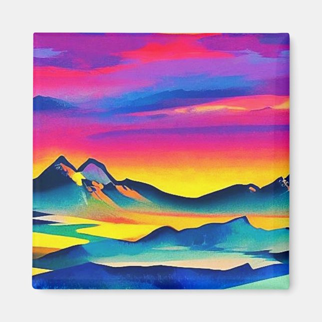 Fjellandskap 10 magnet (Framsidan)