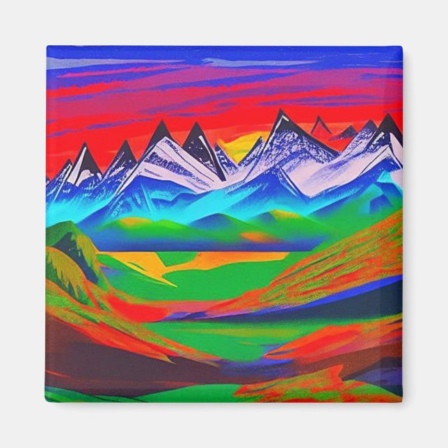 Fjellandskap 8 magnet (Framsidan)