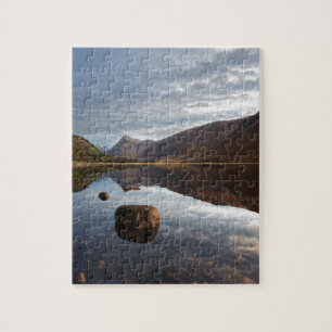Fjord Etive. Glencoe i den skotska Skotska Pussel
