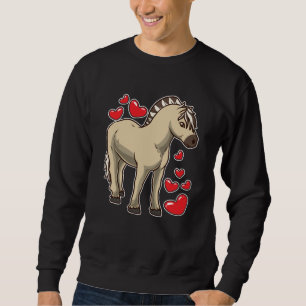 Fjord Horse Gift Idea Lång Ärmad Tröja
