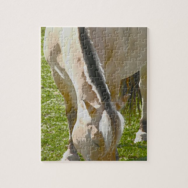 Fjord Horse Puzzle Pussel (Vertikal)