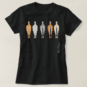 Fjord Röd Falsk Grå Album Norsk Fjordhäst T Shirt