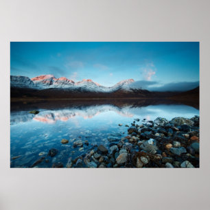 Fjord Slapin, Isle av Skye, Skottland Poster