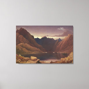 Fjorden Coruisk, Isle av Skye - gry, c.1826-32 Canvastryck