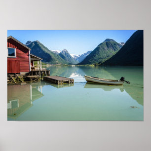 Fjordlandskap i Norge poster