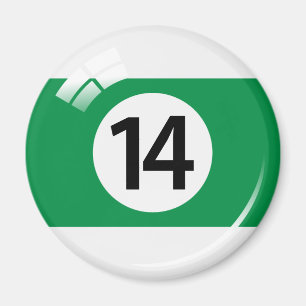 Fjorton miljarder boll-kylskåp magnet