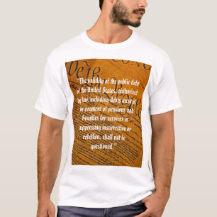 Fjortonde ändringen Offentlig skuld T Shirt