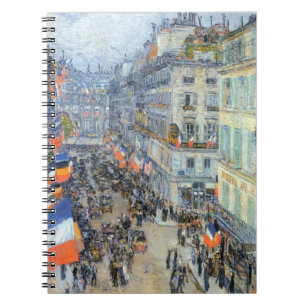 Fjortonde Juli, Rue Daunou av Childe Hassam Anteckningsbok
