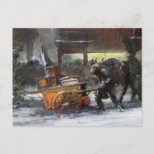 Fjortonde St. på jultid Helg Vykort (Framsida)