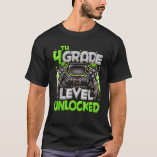 Fjortonde upplåsta spel på Klass 4:e Klass tillbak T Shirt