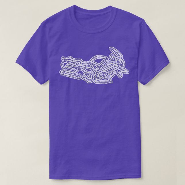 FJR1300 Kalligrafi FJR 1300 Idrott T Shirt (Design framsida)