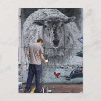Fjun får graffiti vykort