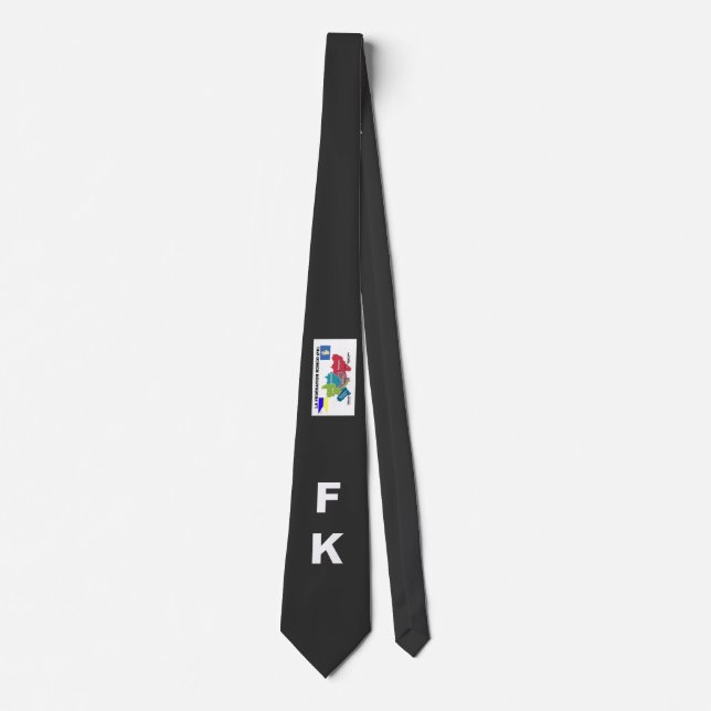 FK Flagga Neck Tie Slips (Framsida)