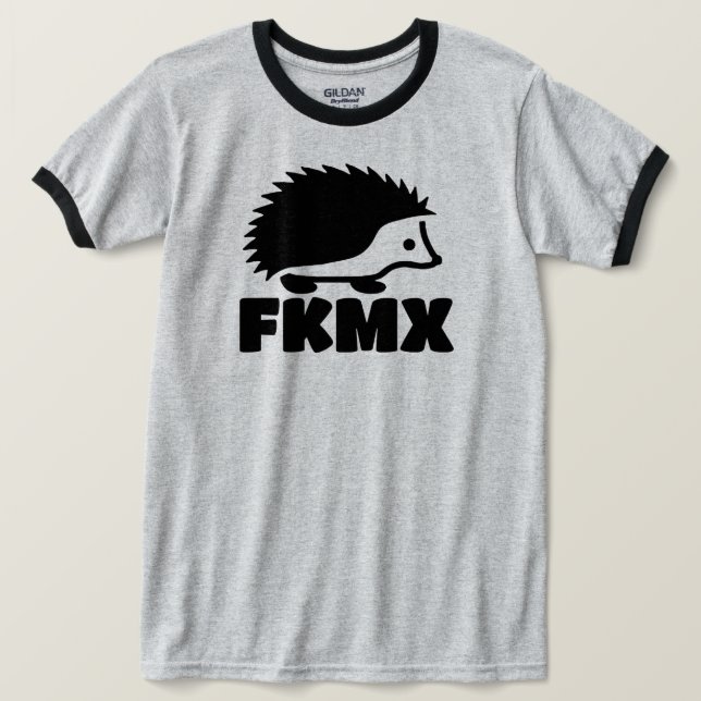 FKMX Igelkott Ringtröja T Shirt (Design framsida)