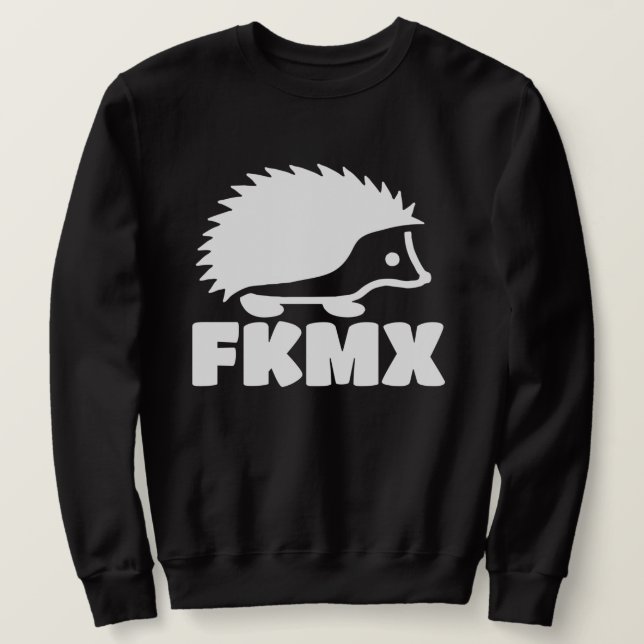 FKMX Igelkott Tröja Lång Ärmad Tröja (Design framsida)
