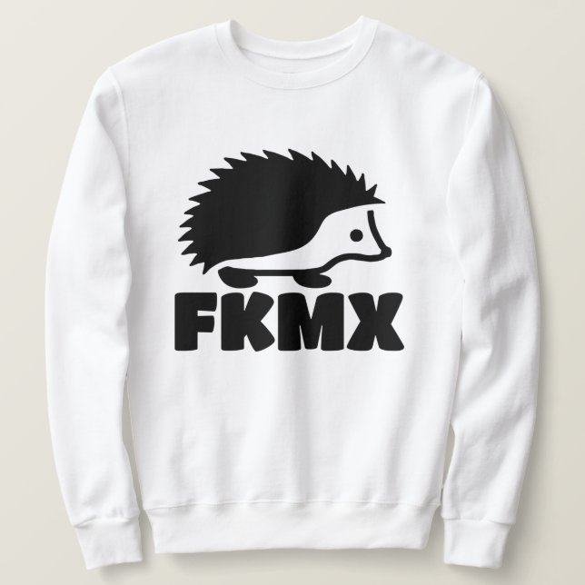 FKMX Igelkott Tröja Lång Ärmad Tröja (Design framsida)