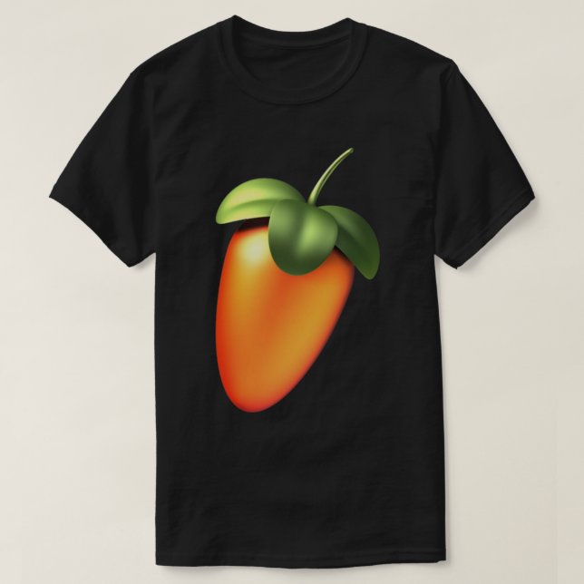 Fl Studio-logotyp-etikett T Shirt (Design framsida)