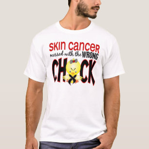 Flå cancer röra med den fla chicken tee