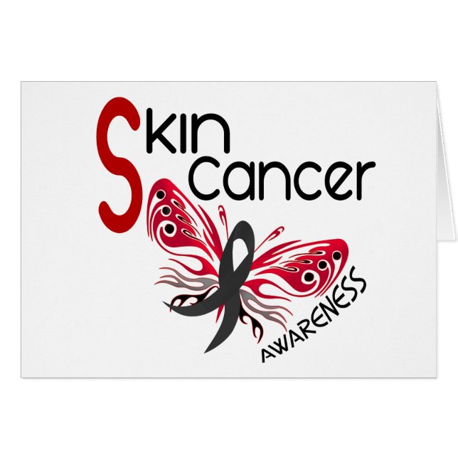 Flå cancerFJÄRIL 3,1 Hälsningskort (Framsidan Horizontal)