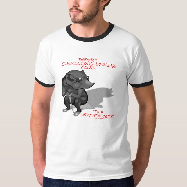 FLÅ CANCERMEDVETENHETEN T-SHIRT (Framsida)