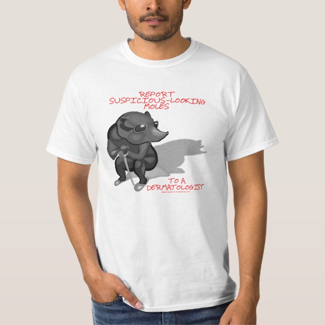 FLÅ CANCERMEDVETENHETEN TEE SHIRT (Framsida)