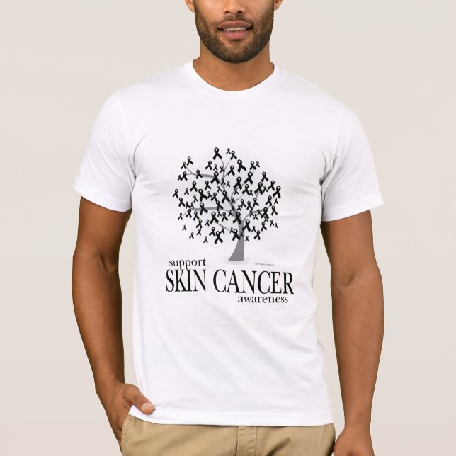 Flå cancerträd t shirt (Framsida)