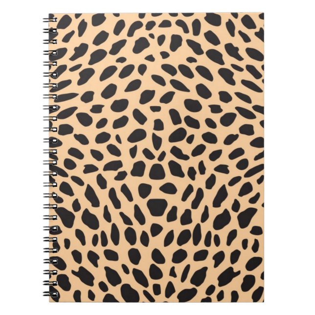 Flå cheetahdekoren anteckningsbok (Framsidan)