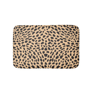 Flå cheetahdekoren badrumsmatta