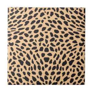 Flå cheetahdekoren kakelplatta