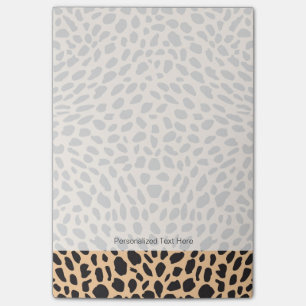 Flå cheetahdekoren post-it block