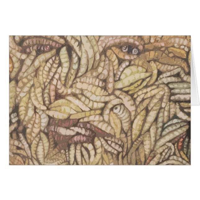 "Flå djupt ", Hälsningskort (Framsidan Horizontal)