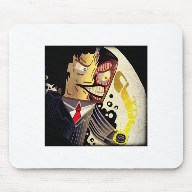 Flå teckningmusen vadderar musmatta (Framsidan)