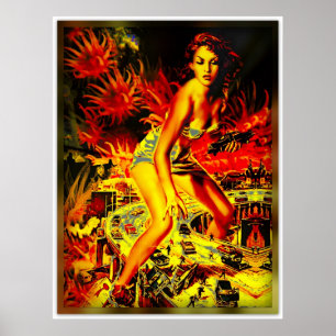 Fla Time av månaden Poster