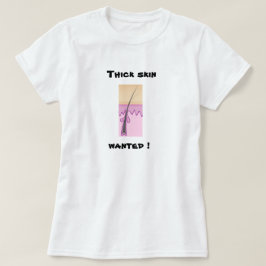 Flå tjockt den önskade humorskjortan tee