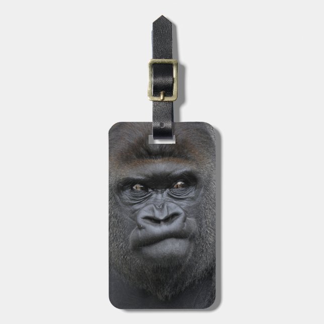 Flachlandgorilla gorilla bagagebricka (Vertikal Framsida)
