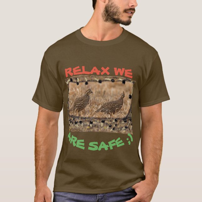 Fläck-buktad Bobwhite T-shirt (Framsida)