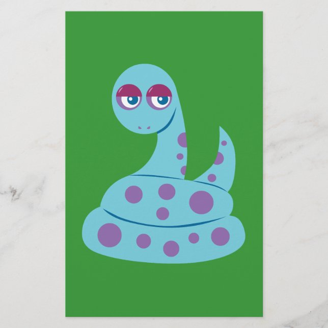 Fläckad orm brevpapper (Framsida)