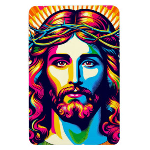 Fläckande Jesus magnet! Magnet
