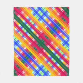 Fläckande mönster fleecefilt