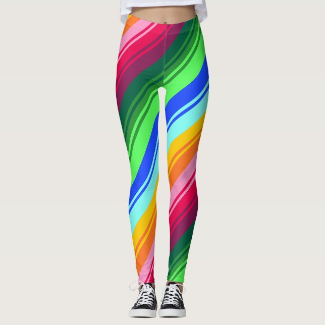 Fläckande mönster leggings (Framsida)