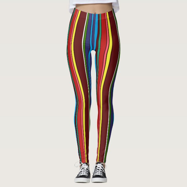 Fläckande mönster leggings (Framsida)