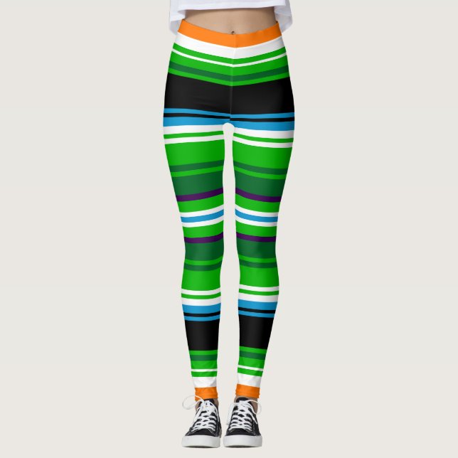 Fläckande mönster leggings (Framsida)